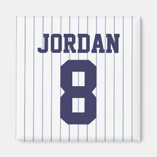 Baseball Jersey med nummer Magnet
