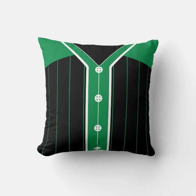Baseball Jersey Namn & Number - mall Pillow Kudde (Framsida)