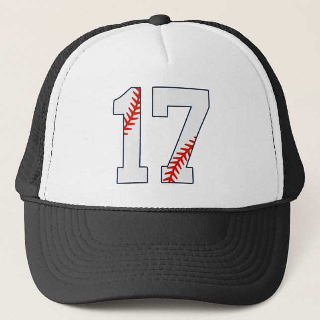 Baseball Jersey Number 17 Keps (Framsida)