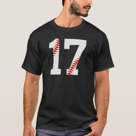 Baseball Jersey Number 17 T Shirt