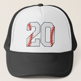 Baseball Jersey Number 20 Keps