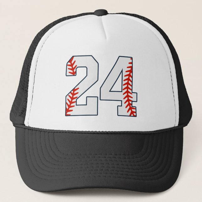 Baseball Jersey Number 24 Keps (Framsida)
