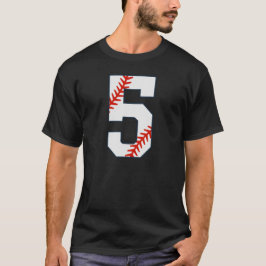 Baseball Jersey Number 5 T Shirt