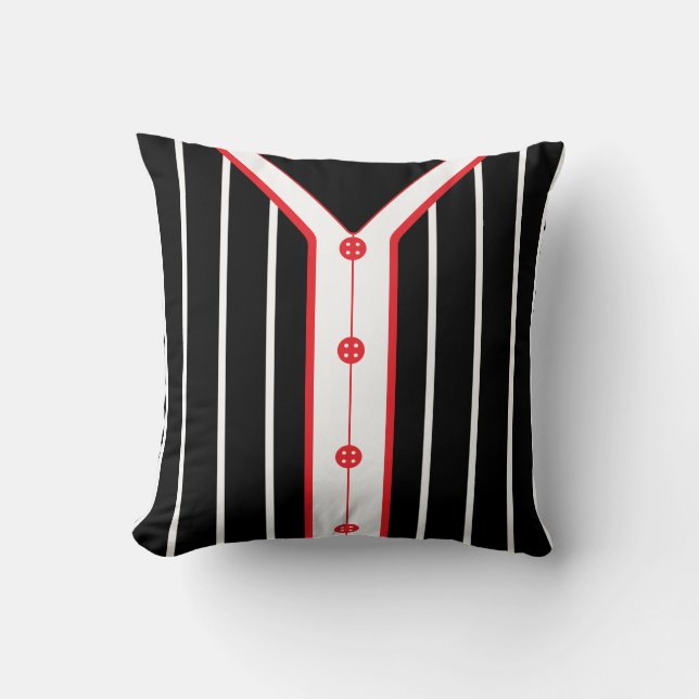 Baseball Jersey Personlig Namn Number Pillow Kudde (Framsida)