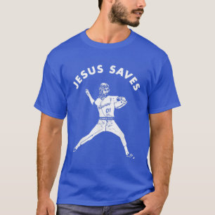 Baseball Jesus Saves T Shirt