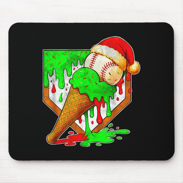 Baseball Jul Christmas Baseball Glassis Drip Bo Musmatta (Framsidan)