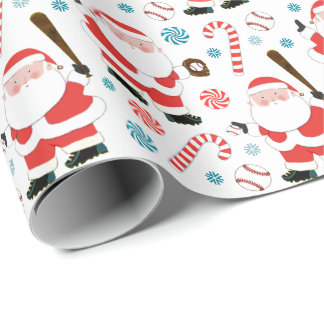 Baseball Jul Gift Wrapping Papper Presentpapper