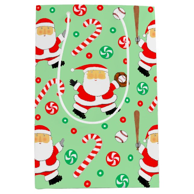 Baseball jul - Helgdag för medelstora gåvslag (Framsidan)