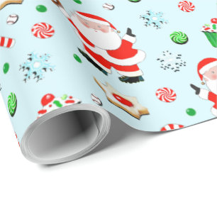 Baseball Jul Helgdag Gift Presentpapper