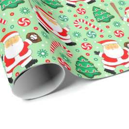 Baseball Jul-Helgdag Gjutning Papper Presentpapper