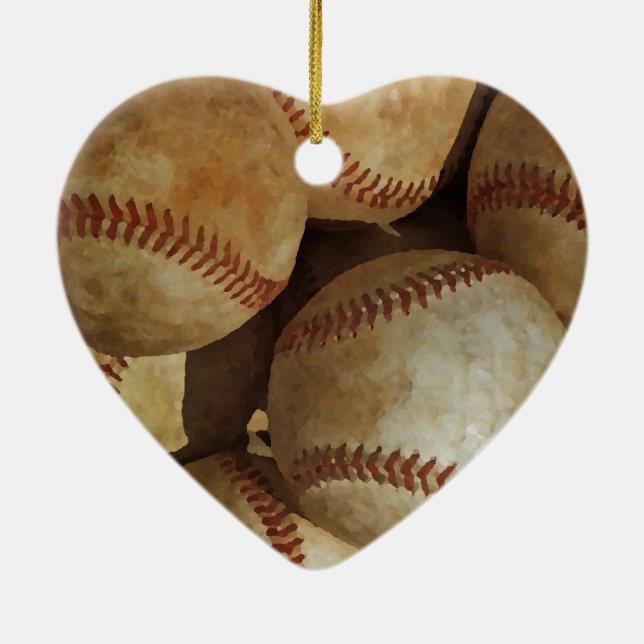 Baseball Julgran Ornament (Baksidan)