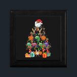 Baseball Julgran Santa Hat Sport Älskare Gift Minnesask<br><div class="desc">Baseball Julgran Santa Hat Sport Älskare Gift</div>