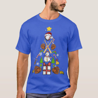Baseball Julgran T Shirt