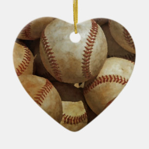 Baseball Julgransprydnad Keramik