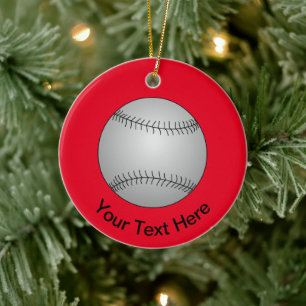 Baseball Julgransprydnad Keramik