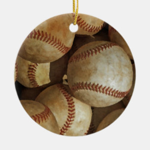 Baseball Julgransprydnad Keramik