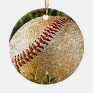 Baseball Julgransprydnad Keramik