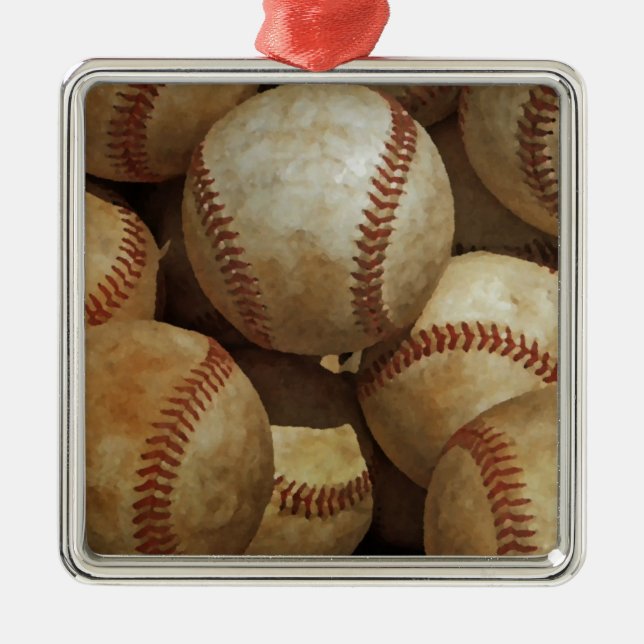 Baseball Julgransprydnad Metall (Framsidan)