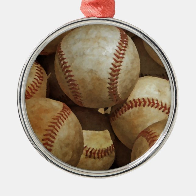 Baseball Julgransprydnad Metall (Framsidan)