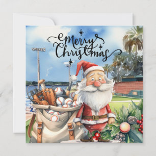 Baseball-julhuset för Helgdagarna: Florida Julkort