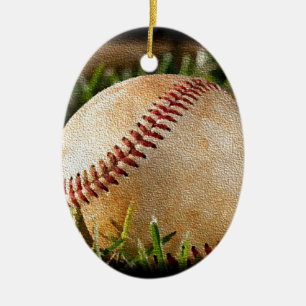 Baseball-julprydnad Julgransprydnad Keramik