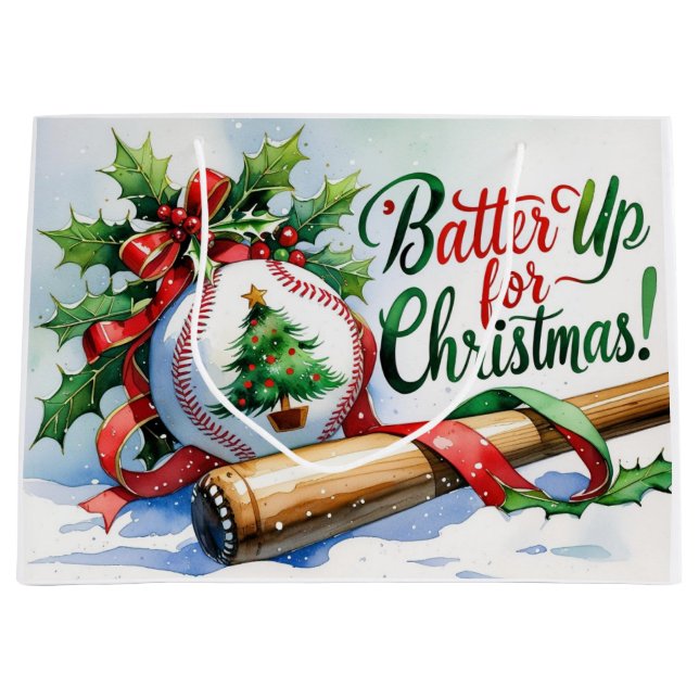 Baseball-jultemat Batter upp till jul! (Framsidan)