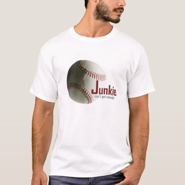 Baseball Junkie TShirt Tröja (Framsida)