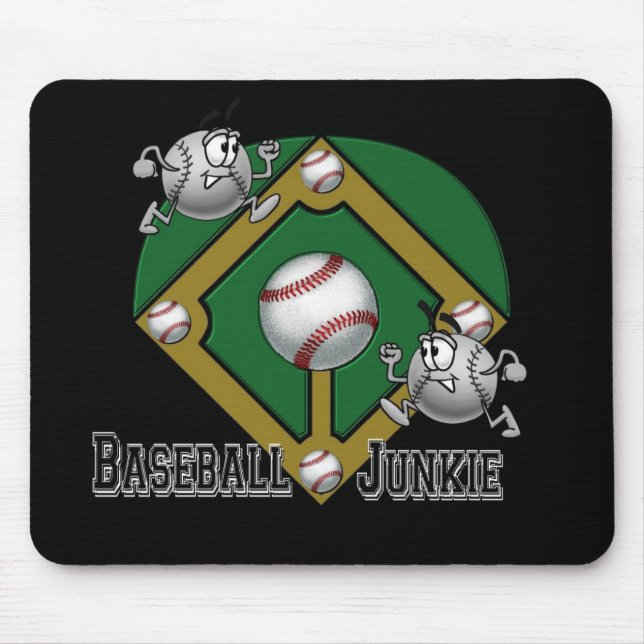 Baseball Junkie Whimsical Musmatta (Framsidan)