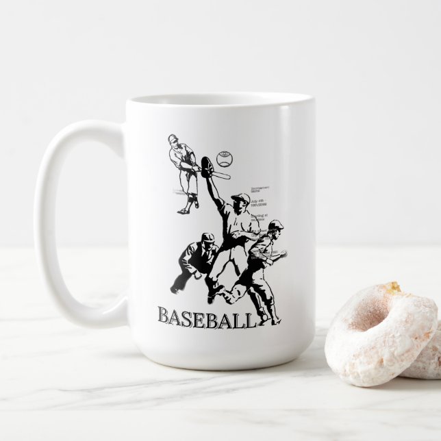 BASEBALL KAFFEMUGG (Med munk)