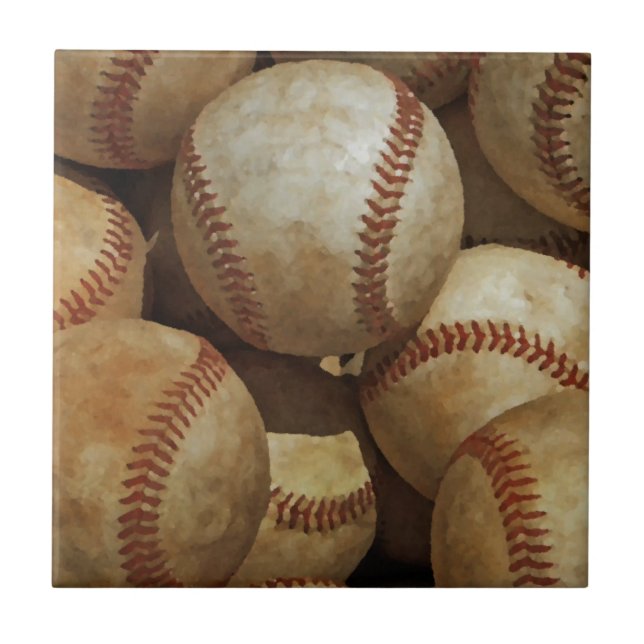 Baseball Kakelplatta (Framsidan)