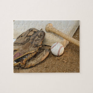 Baseball, kardan och fladdermöss baserar på pussel