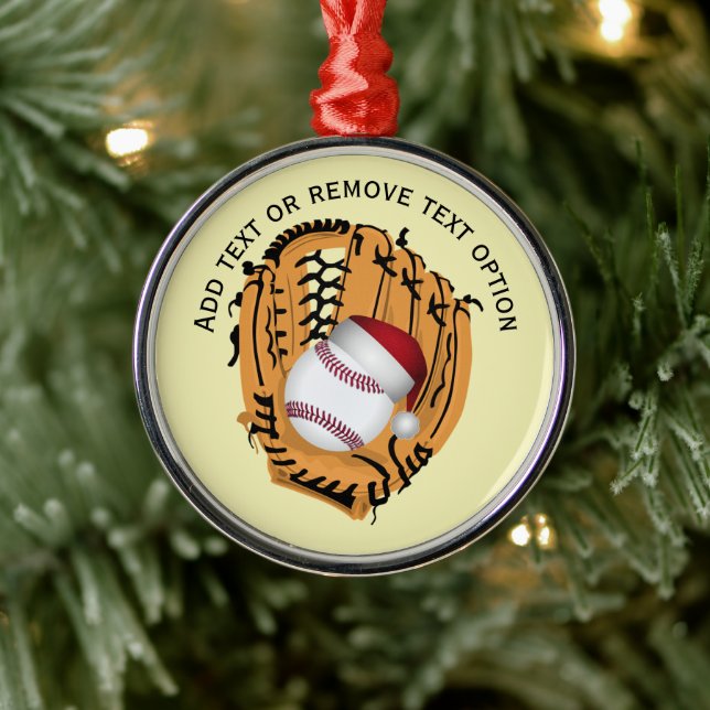 Baseball, kärlek, Fladdermus-jul Julgransprydnad Metall (Träd)