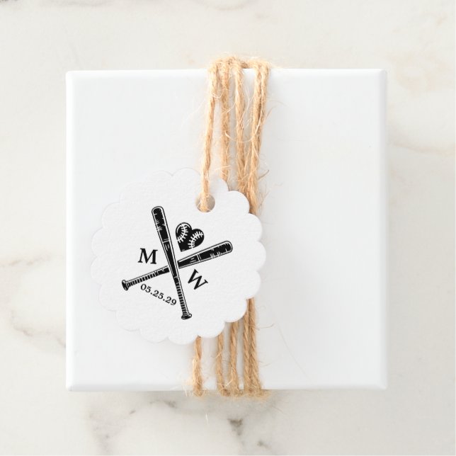 Baseball Kärlek Gåvor Etiketter (På plats)