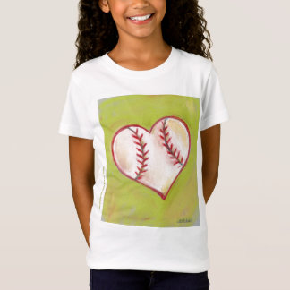 "Baseball- = kärlek" t-skjorta Tee Shirt