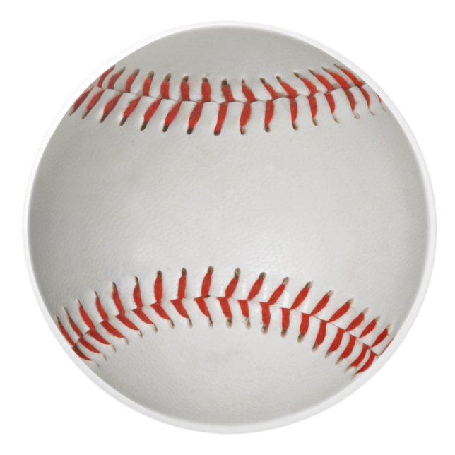 Baseball keramisk knopp (Framsidan)