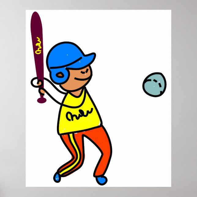 Baseball Kid Poster (Framsidan)