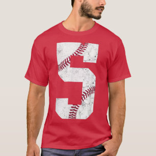 Baseball Kids 5:e födelsedag för pojkflicka 5 T Shirt