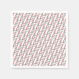 Baseball Kids Sports Team Fan Club Party Fun Pappersservett