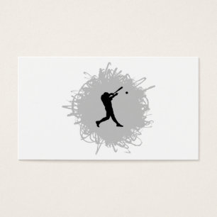 Baseball klottrar stil visitkort