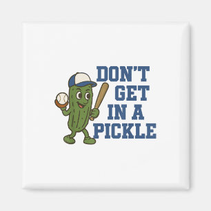 Baseball kommer inte in i en liten bäckerska magnet