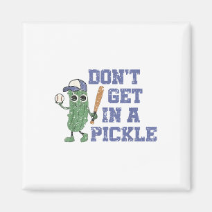 Baseball kommer inte in i en pickle magnet