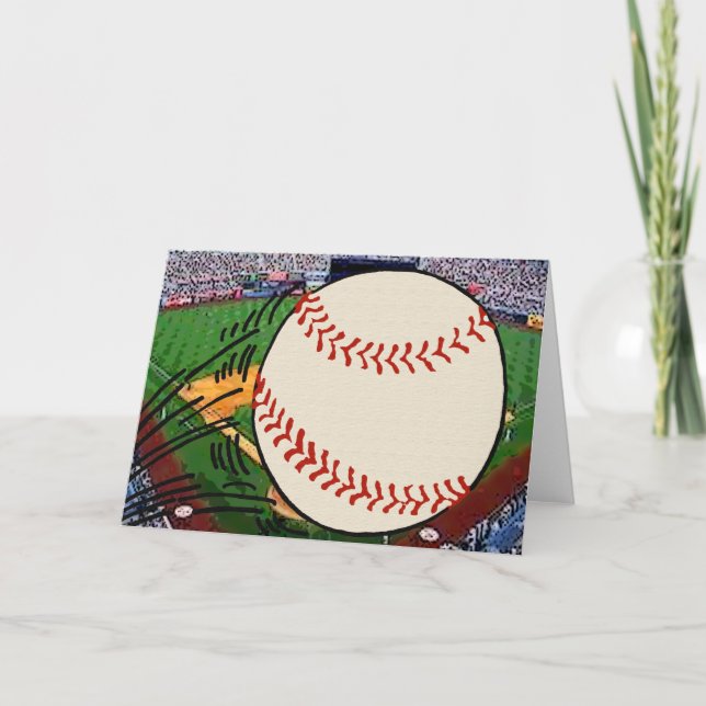 Baseball Kort (Framsida)