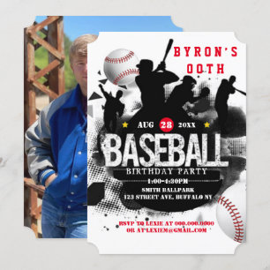 Baseball Lägg till bild Födelsedagsfest