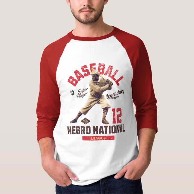 Baseball Legends Negro National League, EST 1920 T Shirt (Framsida)
