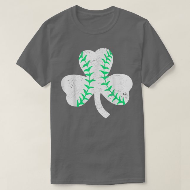 Baseball Leprechaun Shamrock St patricks day Manar T Shirt (Design framsida)