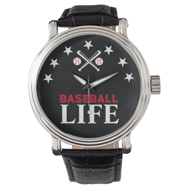 Baseball Life Armbandsur (Framsida)