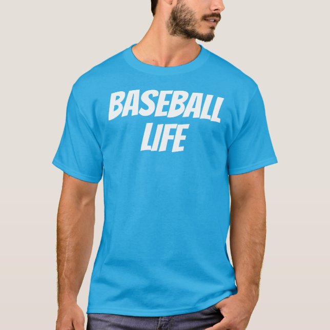 Baseball Life Varje dag - Tur T Shirt (Framsida)