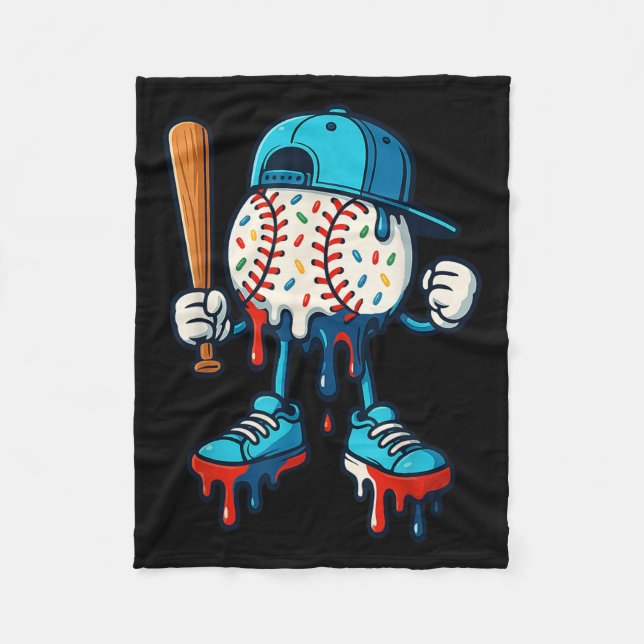 Baseball Lifestyle 101 Apparel Youth Baseball Drip Fleecefilt (Framsidan)