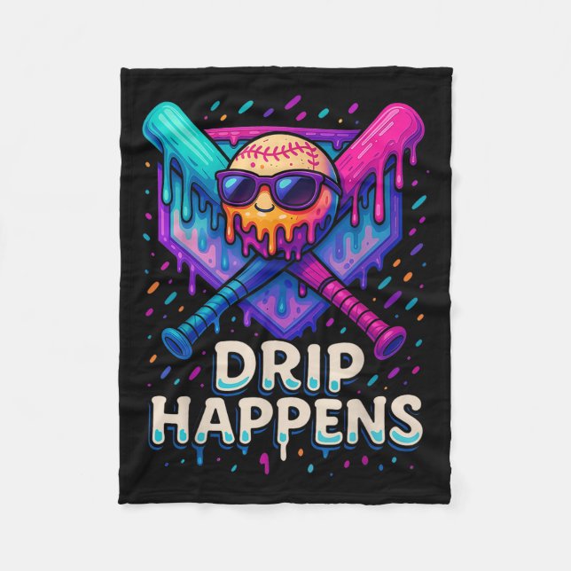 Baseball Lifestyle 101 Apparel Youth Baseball Drip Fleecefilt (Framsidan)