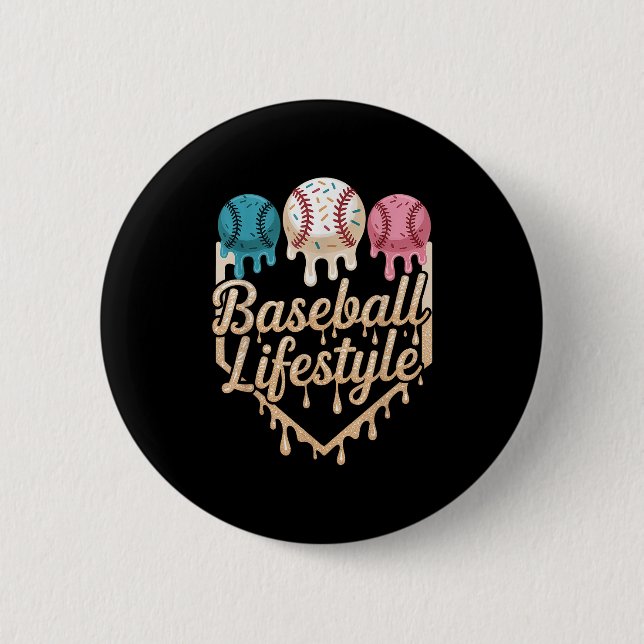 Baseball Lifestyle 101 Apparel Youth Baseball Drip Knapp (Framsida)